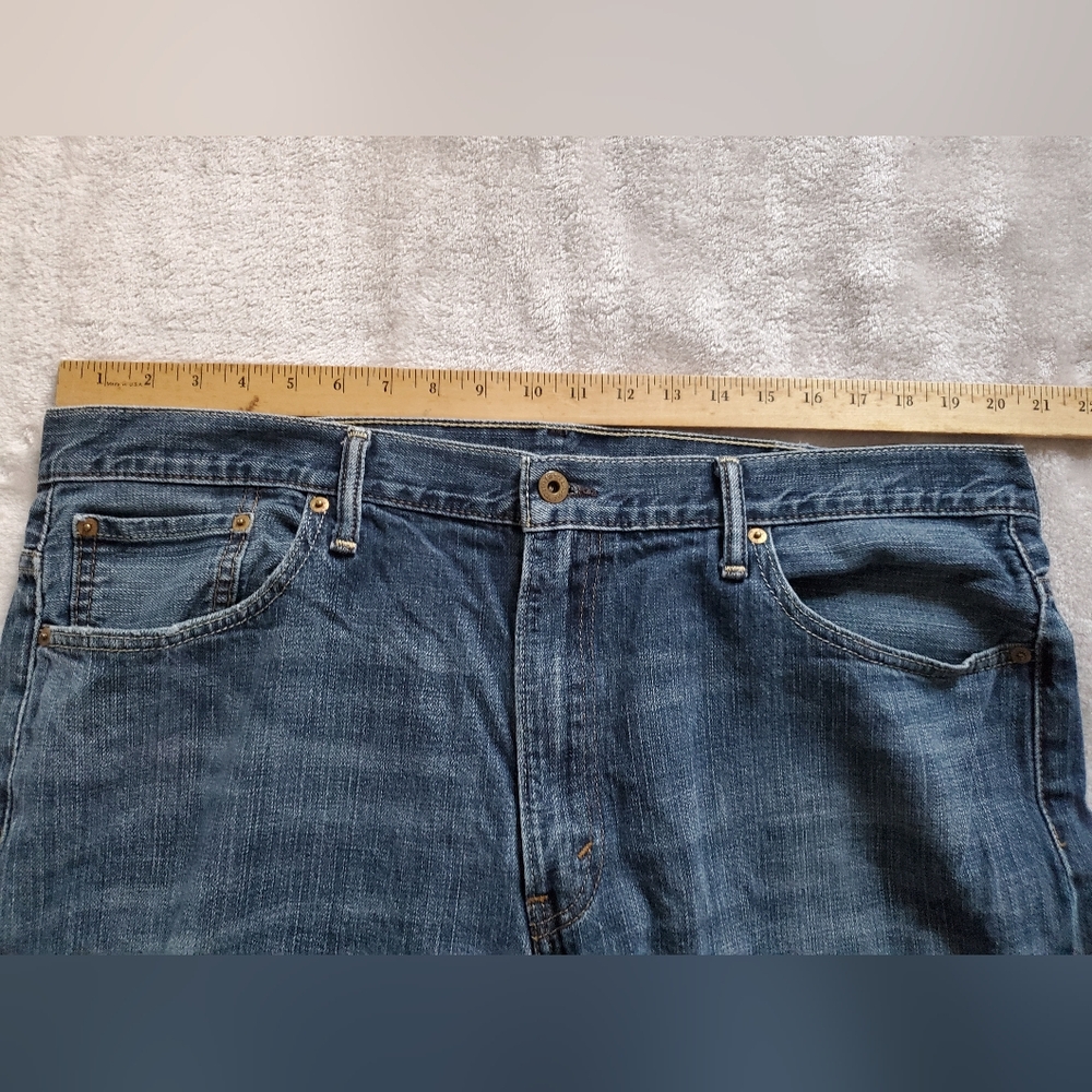 Levis 569 Jeans Mens 40x32 Relaxed Loose Fit Blue Denim - Picture 11 of 14